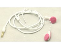 EarPhone Super Bass (no mic) ( white+Pink Color)