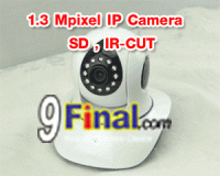 YYL IP Camera H.264 T9317MWP 1.3 Mpixel( Pan/ tilt )with Night Vision 10 M + IR CUT +SD Recorder