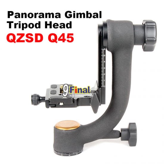 QZSD Q45 Ǣҵ ͧProfessional Camera Tripod Panoramic 360 Degree Vertical Pro Gimbal Tripod Head - ꡷ٻ ͻԴ˹ҵҧ