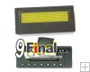 LED Moving Name Board B729 Series Size 82.5 mm*40.5 mm* 6.3(T)mm (Yelllow Color) no cable/software