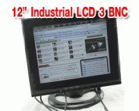 12.1" Industrial LCD Monitor ( VGA + 2 BNC IN + 1 BNC OUT) M.1201BNC
