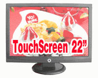 TouchScreen LCD Monitor 22 " KJ-2200T (VGA + USB TOUCH SCREEN )