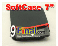 Soft Case 7" for MID, IPAD, GPS, PHOTO Frame 2 Color ( Black, red) protect display screen