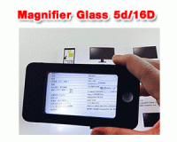 Iphone Shape 5D/16D Magnifier Magnifying Glass With Powerful Ultra Bright Four LED