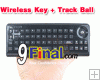 2 in 1! 2.4G Mini Handheld Wireless Keyboard + Trackball Mouse QWERTY model AK810S