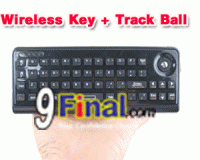 2 in 1! 2.4G Mini Handheld Wireless Keyboard + Trackball Mouse QWERTY model AK810S