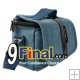Soudelor Camera Bag กระเป๋ากล้อง DSLR /Mirror Less ผ้า Canvas รุ่น 2001H (Horizontal) - Blue Color