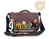 QZSD QD-01 ҡͧ Tool bag for digital video camera brown nylon waterproof shoulder sling travel case