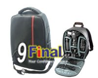 Soudelor Camera Bag Model 1609 ҡͧ  Waterproof Multi-Functional Camera Backpack ( Black-Red) [IMP_SB_1609_RD]