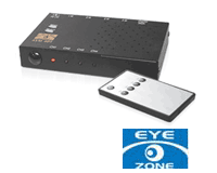 Eyezone KVM 401 4 Ports HDMI Switcher Supports HDMI 1.1/ 1.2/ 1.3