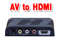 LENKENG LKV363Mini AV to HDMI Converter with scaler up to 720p or 1080p