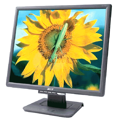 Computer Monitor Acer on Acer Lcd Monitor Al1706 Black